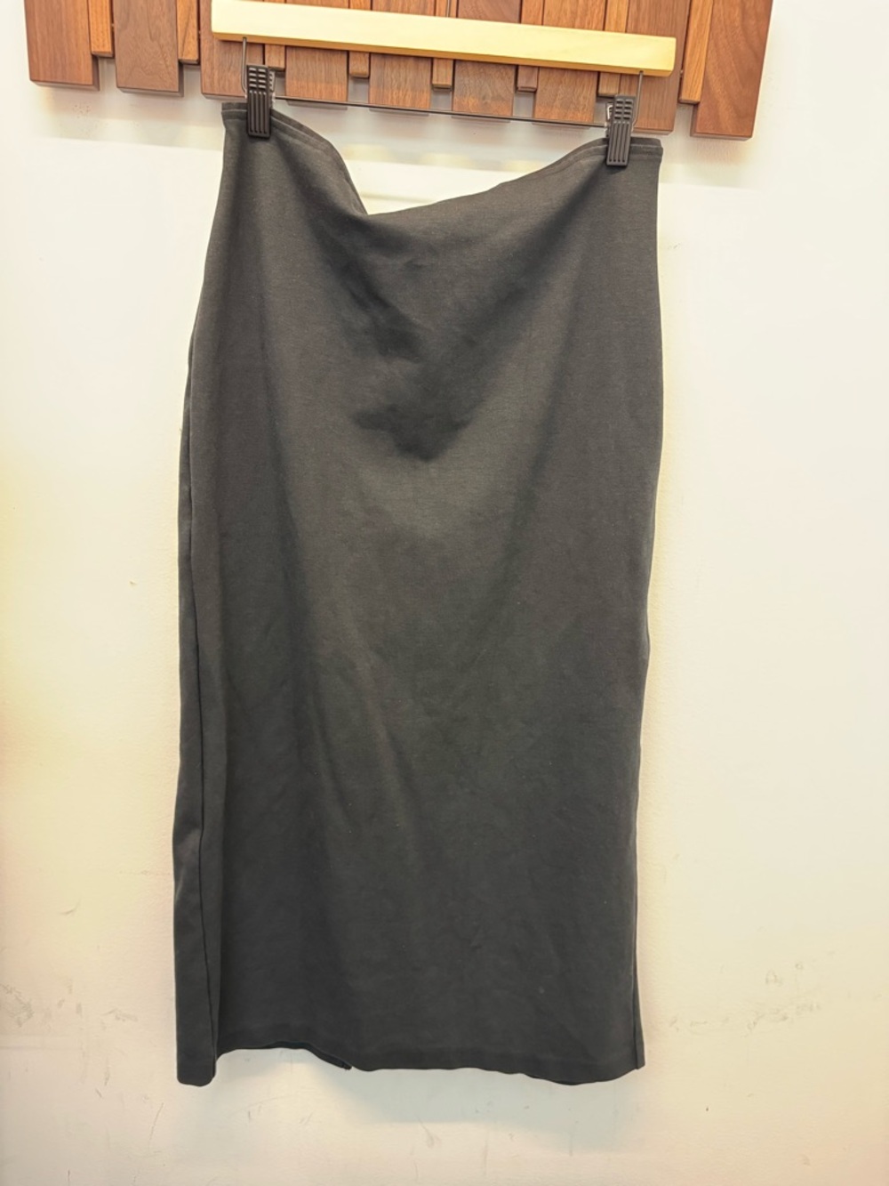 Everlane Black Midi Pencil Skirt